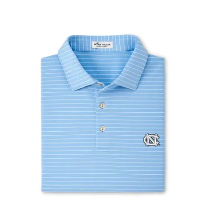 Unc | Peter Millar Crafty Stripe Performance Polo Alumni Hall