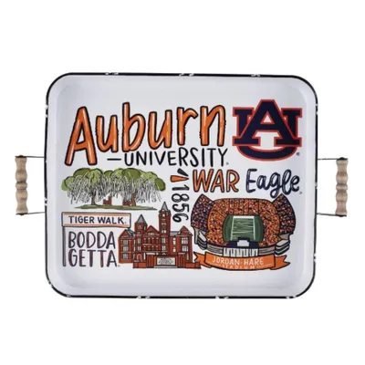  Aub | Auburn Icon 20  X 16  Enamel Tray | Alumni Hall