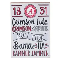  Bama | Alabama Spirit 5  X 7  Block | Alumni Hall