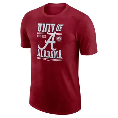 Bama | Alabama Nike Cotton Nrg Short Sleeve Tee Alumni Hall