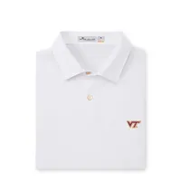 Hokies | Virginia Tech Peter Millar Featherweight Melange Polo Alumni Hall