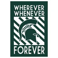  Spartans | Michigan State Forever House Flag | Alumni Hall