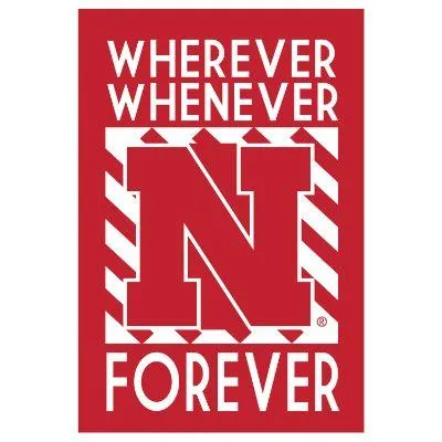  Huskers | Nebraska Forever House Flag | Alumni Hall