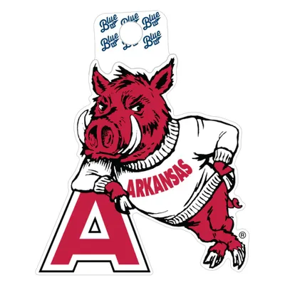 Arkansas Vault Leaning Hog Decal