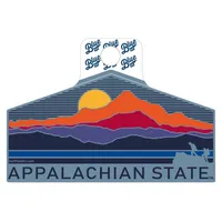  App | Appalachian State Mountain View Decal | Alumni Hall