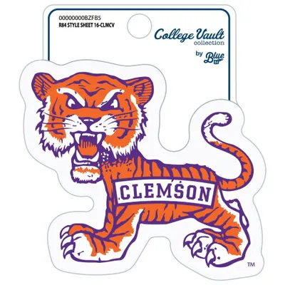 Clemson Vault Snarling Standing Tiger Decal