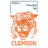 Clemson Vault Snarling Tiger Head Decal