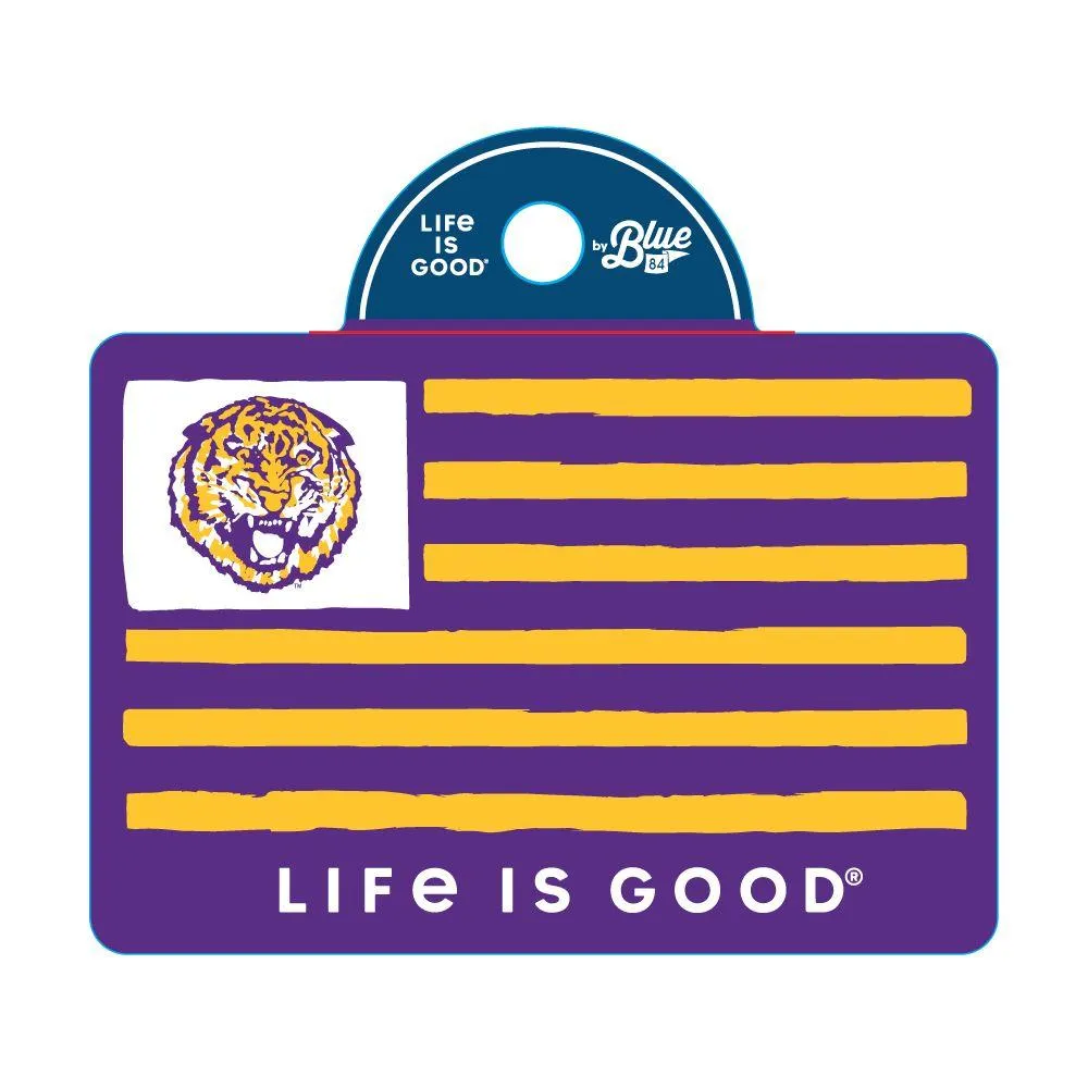Louisiana State LSU Tigers Baseball Logo Flag