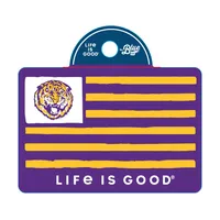  Lsu | Lsu Life Is Good Flag Decal | Alumni Hall