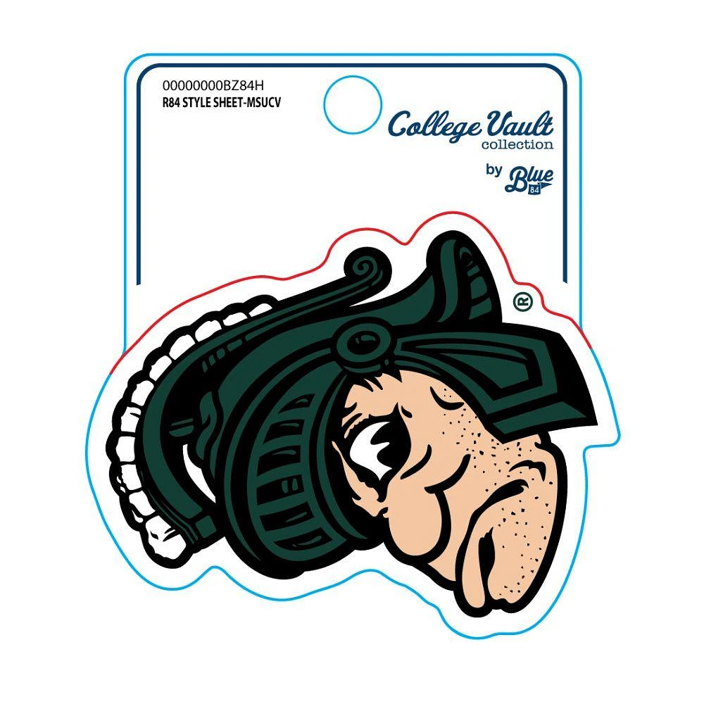 Michigan State Vault Sparty Head Decal