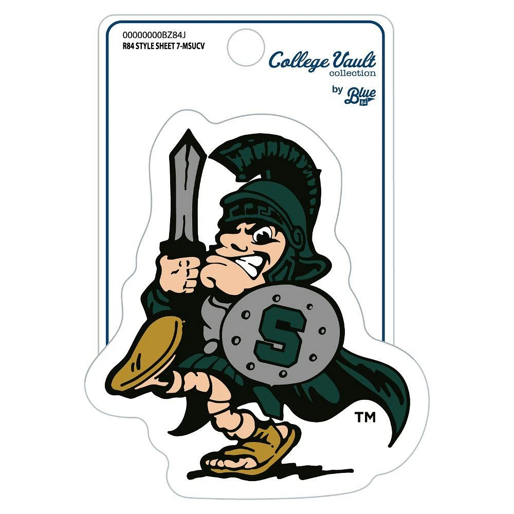 Michigan State Vault Walking Sparty Decal