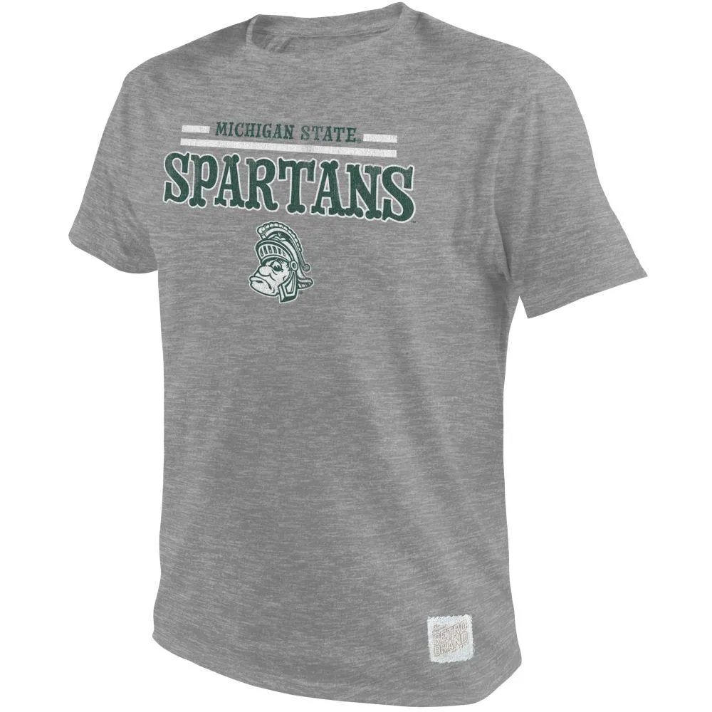 Spartans | Michigan State Vault Stripe Straight Short Sleeve Tee Alumni Hall