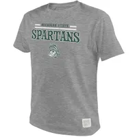 Spartans | Michigan State Vault Stripe Straight Short Sleeve Tee Alumni Hall