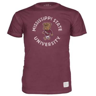 Bulldogs | Mississippi State Vault Circle Oil Wash Short Sleeve Tee Alumni Hall