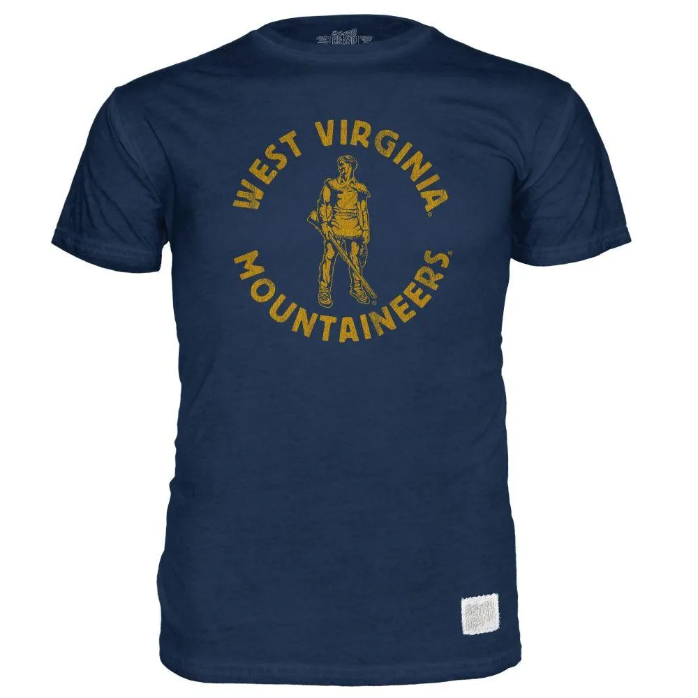 Wvu | West Virginia Vault Circle Oil Wash Short Sleeve Tee Alumni Hall