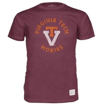 Hokies | Virginia Tech Vault Circle Oil Wash Short Sleeve Tee Alumni Hall