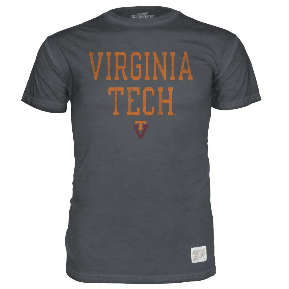 Hokies | Virginia Tech Vault Stack Oil Wash Short Sleeve Tee Alumni Hall