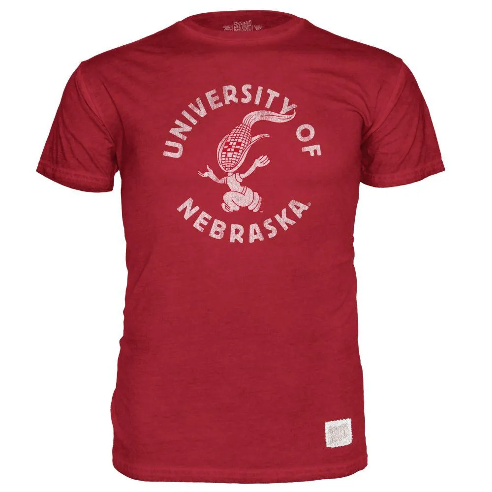 Huskers | Nebraska Vault Circle Oil Wash Short Sleeve Tee Alumni Hall