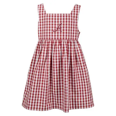 Bama | Alabama Garb Toddler Gingham Cara Dress Alumni Hall