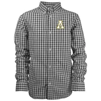 App | Appalachian State Garb Infant Gingham Lucas Button Down Alumni Hall