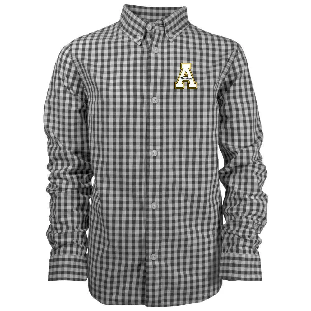 App | Appalachian State Garb Youth Gingham Lucas Button Down Alumni Hall