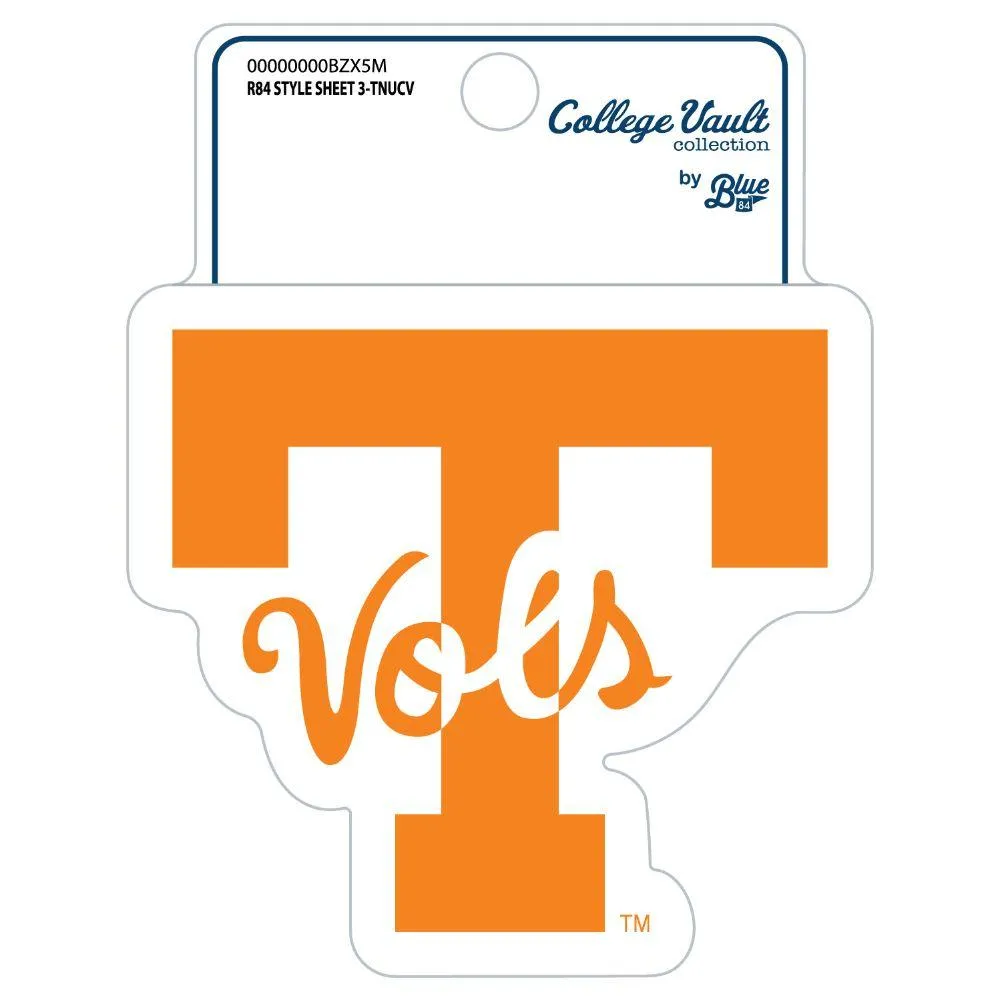  Vols | Tennessee Vault T Script Vols Decal | Alumni Hall