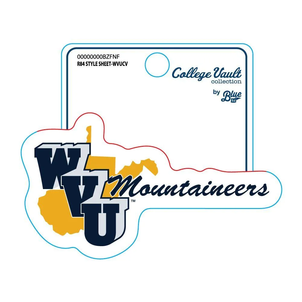  Wvu | West Virginia Vault Mountaineers State Decal | Alumni Hall