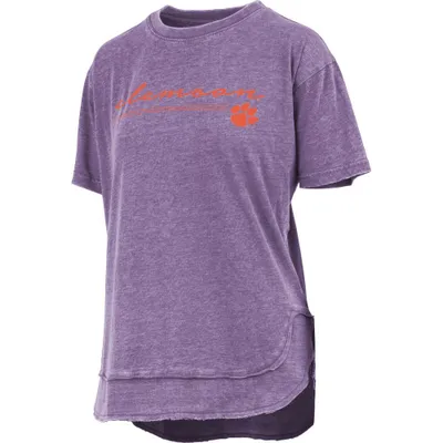 Clemson | Pressbox Women's Vintage Poncho Prairie Tee Alumni Hall