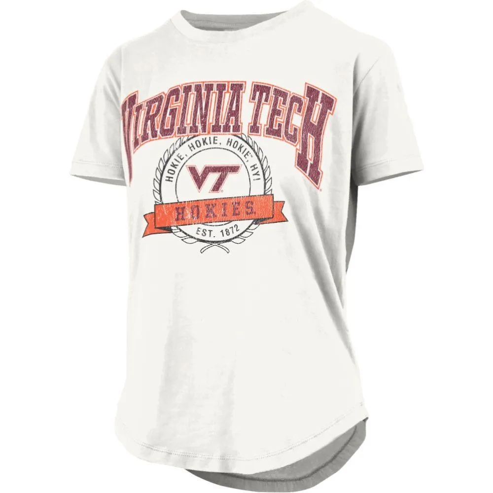 Hokies | Virginia Tech Pressbox Women's Gibralter Jersey Rounded Bottom Tee Alumni Hall