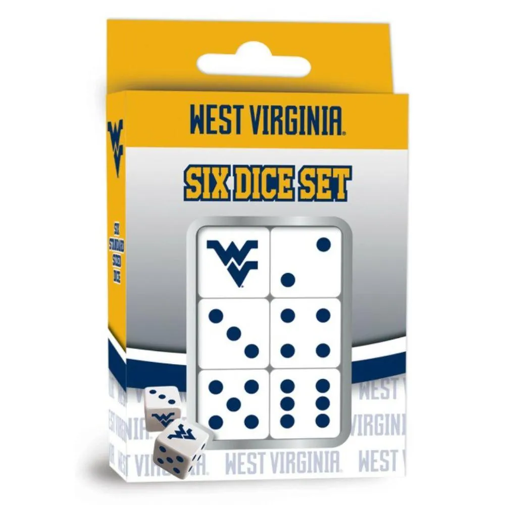  Wvu | West Virginia 6 Dice Set | Alumni Hall