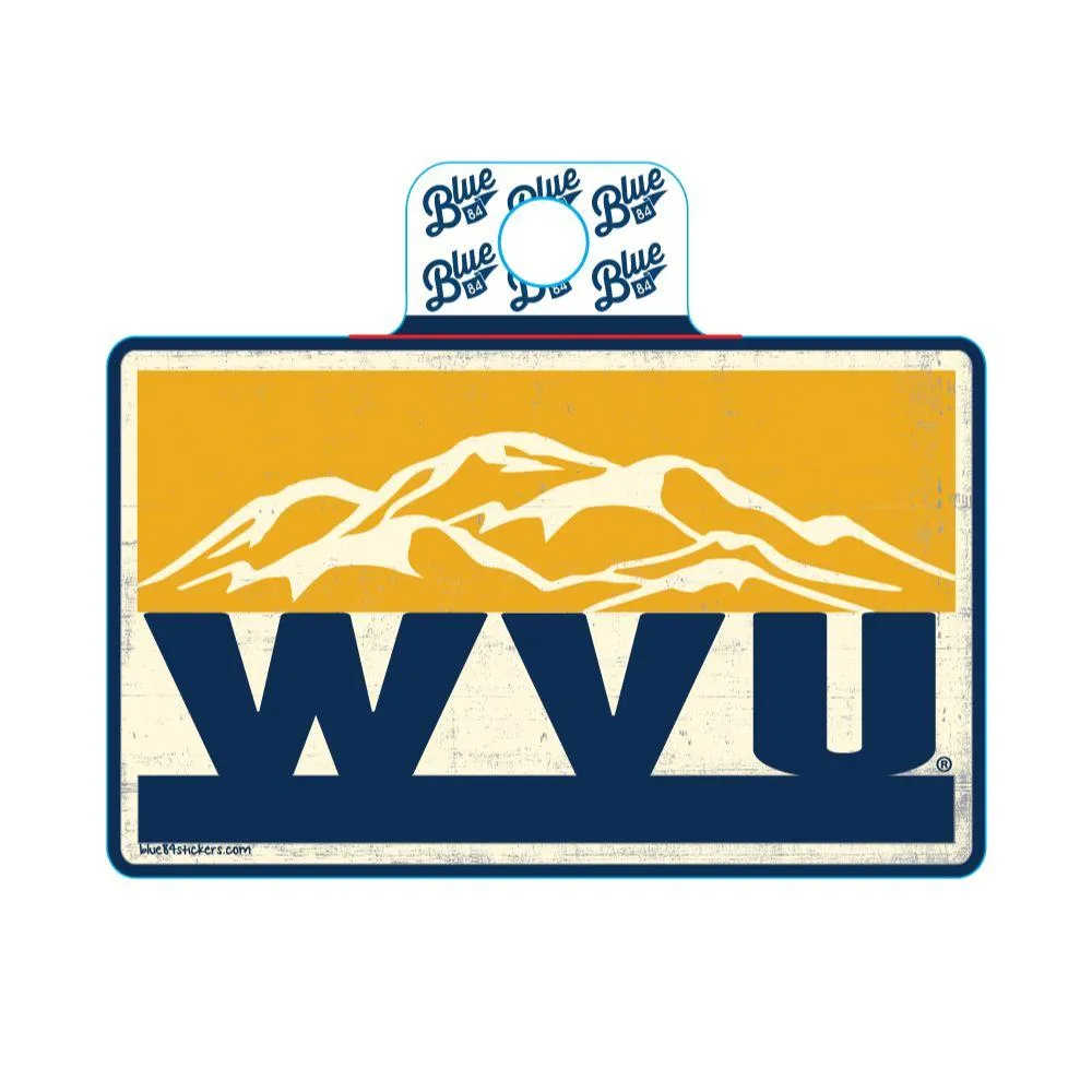  Wvu | Wvu Mountain View Decal | Alumni Hall