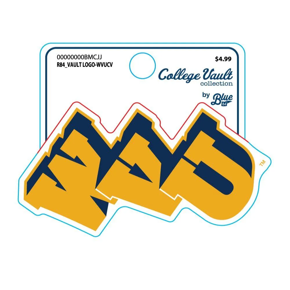  Wvu | Wvu Vault Layered Decal | Alumni Hall