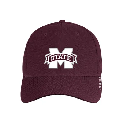 Bulldogs | Mississippi State Adidas Coach Structure Flex Fit Hat Alumni Hall