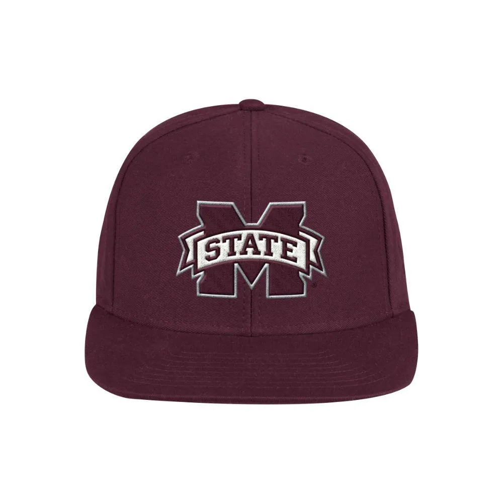 Bulldogs | Mississippi State Adidas Flat Brim Snapback Hat | Alumni Hall