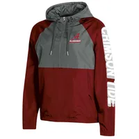 Bama | Alabama Champion Women's Color Block Packable Pullover Alumni Hall