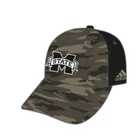 Bulldogs | Mississippi State Adidas Camo Structure Stretch Fitted Hat Alumni Hall