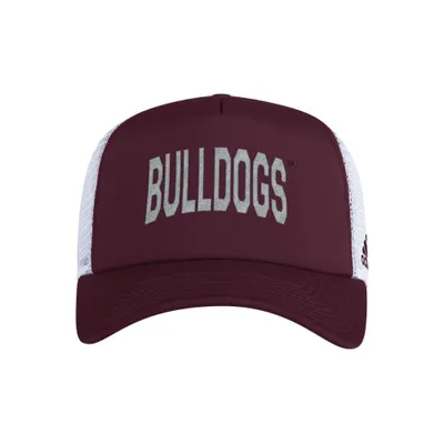  Bulldogs | Mississippi State Adidas Bulldogs Foam Trucker Hat | Alumni Hall