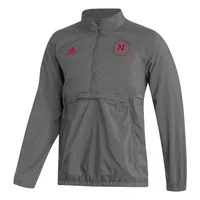 Huskers | Nebraska Adidas Stadium Woven 1/4 Zip Pullover Alumni Hall