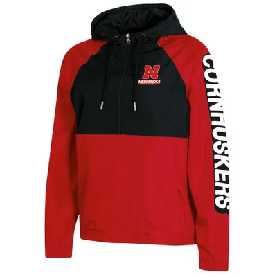 Huskers | Nebraska Champion Women's Color Block Packable Pullover Alumni Hall