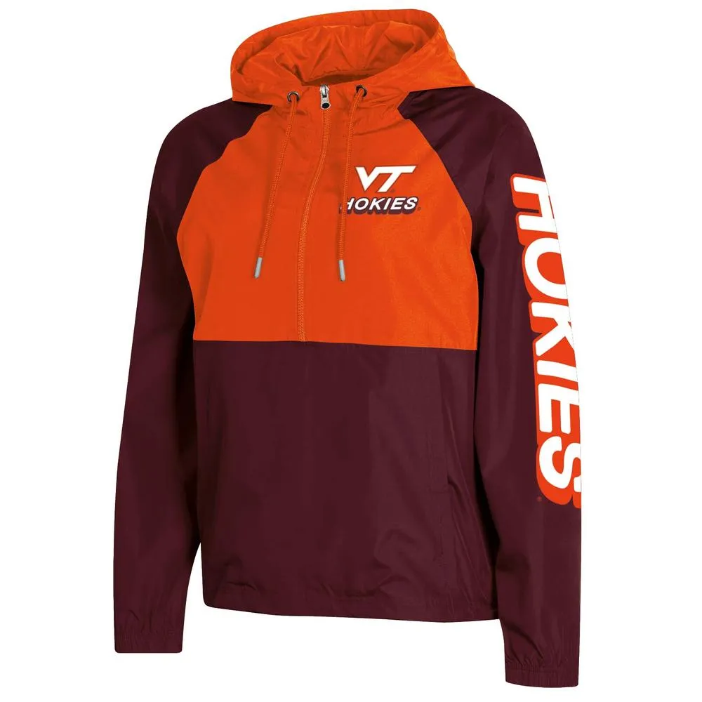 Hokies | Virginia Tech Champion Women's Color Block Packable Pullover Alumni Hall