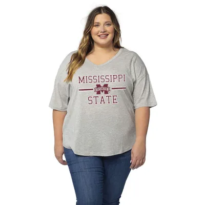 Bulldogs | Mississippi State University Girl Plus Happy Stadium Stack Tee Alumni Hall