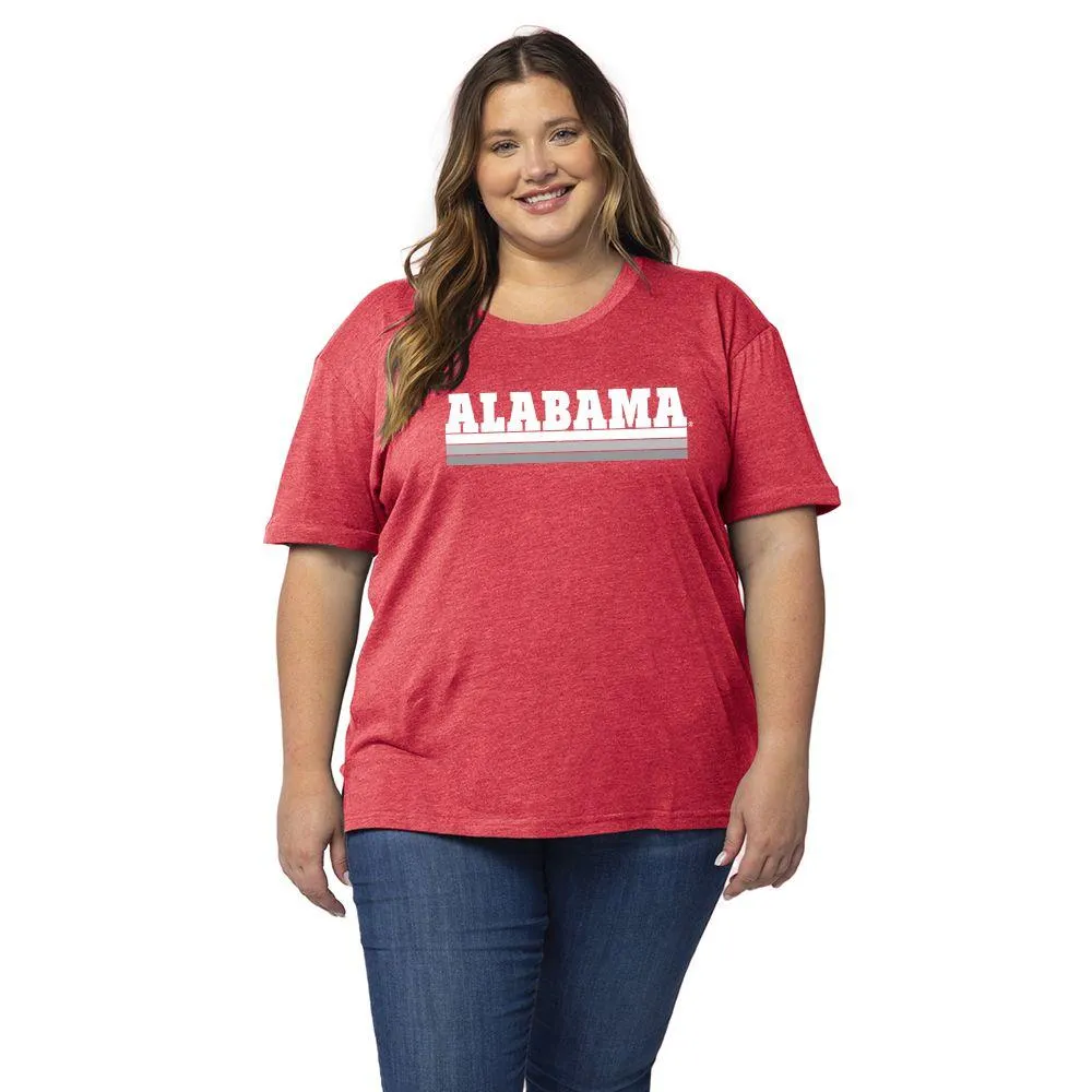 Bama | Alabama University Girl Plus Must Have Block Fade Tee Alumni Hall