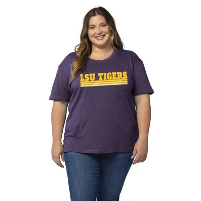 Lsu | University Girl Plus Must Have Block Fade Tee Alumni Hall