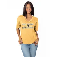 Wvu | West Virginia University Girl Happy Stadium Stack Tee Alumni Hall