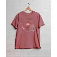 Razorbacks | Arkansas Livy Lu Women's Helmet Circle Thrifted Tee Alumni Hall