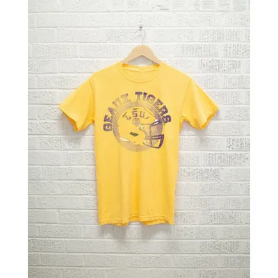 Lsu | Livy Lu Women's Helmet Circle Thrifted Tee Alumni Hall