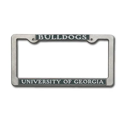  Dawgs | Georgia Bulldogs Pewter License Plate Frame | Alumni Hall