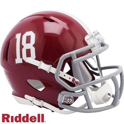 Alabama #18 Mini Speed Helmet