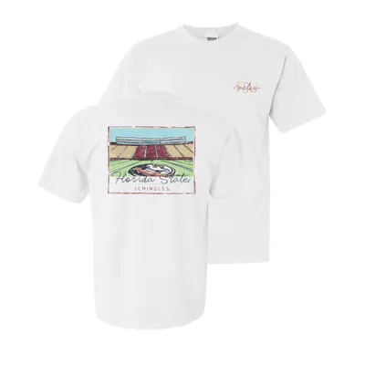 Fsu | Florida State Summit Landscape Stadium Mascot Comfort Colors Tee Alumni Hall