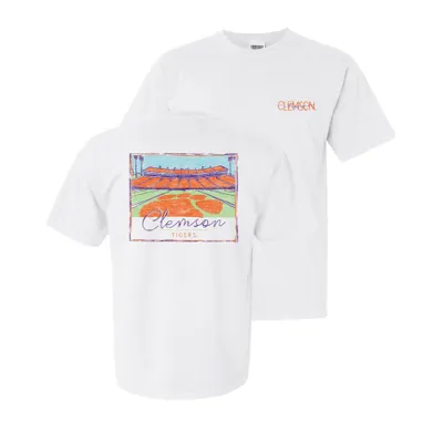 Clemson | Summit Landscape Stadium Mascot Comfort Colors Tee Alumni Hall